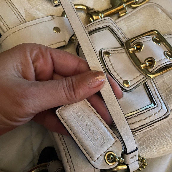 Like new Coach shoulder bag and leather 7469 - Picture 5 of 5